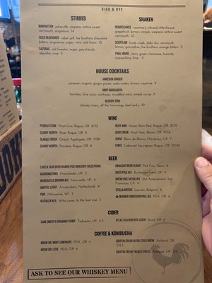 Menu photo 4 Bird & Rye Ashland, OR Menu photo 4 Bird & Rye Ashland, OR