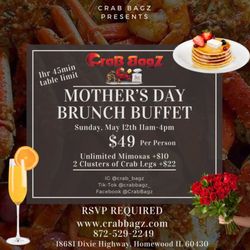 Crab Bagz - Mothers Day Brunch