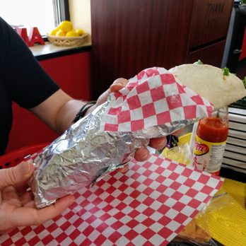 Mr. Shawarma - Gigantic falafel side pic - Middle Eastern Near Me - Pensacola, Florida