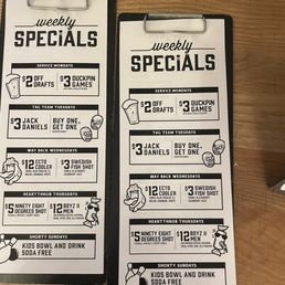 Weekly specials