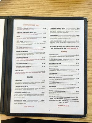 Menu photo 4 Salome Restaurant Salome, AZ