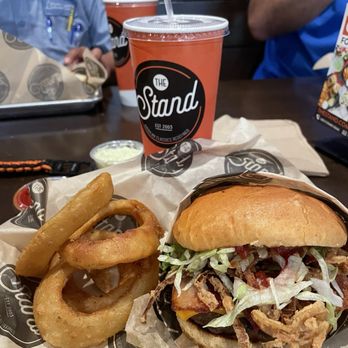 The Stand - American Classics Redefined - Onion attack with onion rings!! - New American Near Me - San Juan Capistrano, California The Stand - American Classics Redefined - Onion attack with onion rings!! - New American Near Me - San Juan Capistrano, California