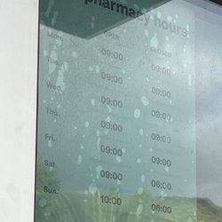 Longs Drugs - Drive Thru Pharmacy hours sign 4/22/2023