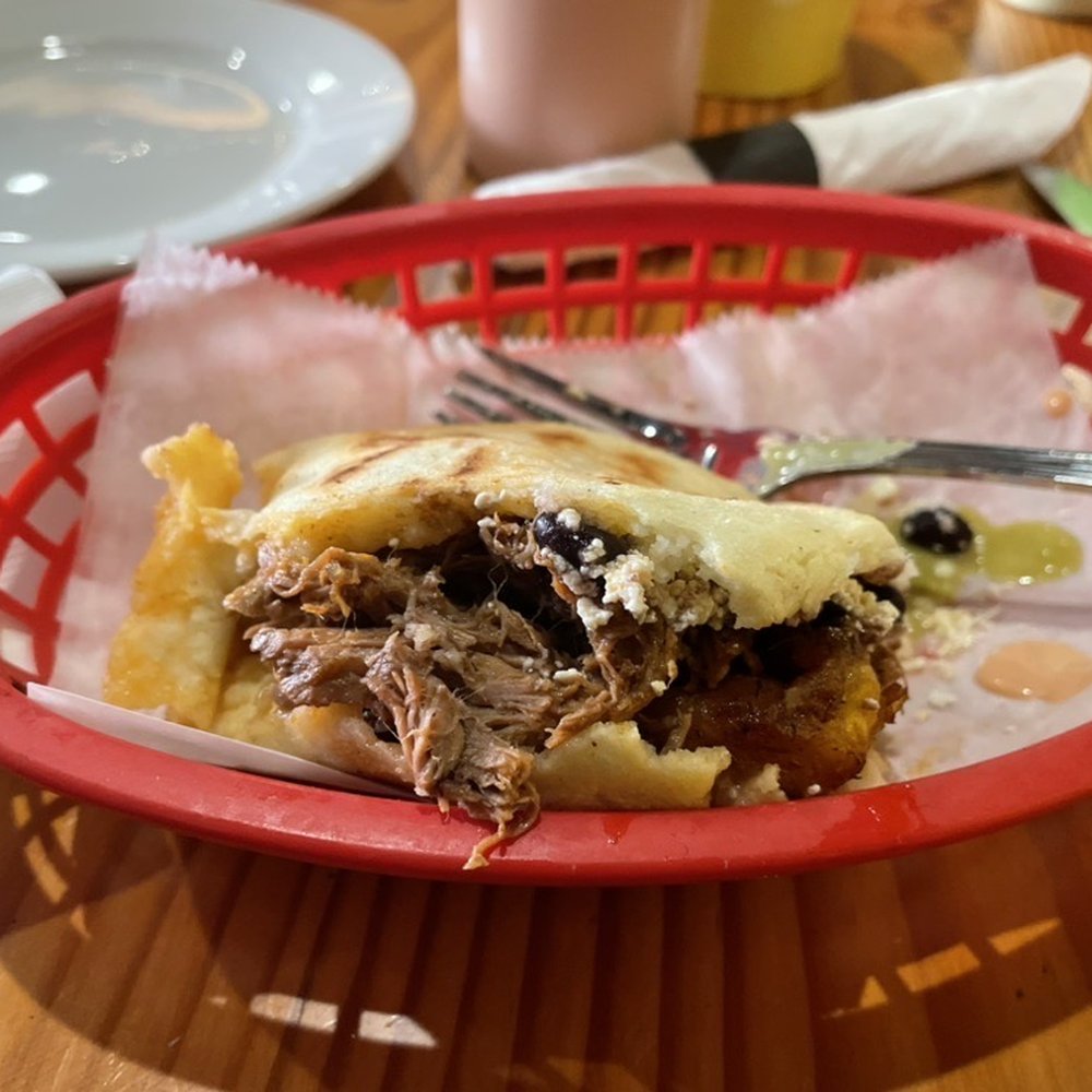 Delicious arepa.