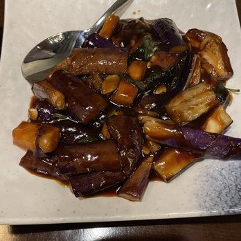 TNR Cafe - Basil Eggplant - Chinese Near Me - Arlington, Virginia
