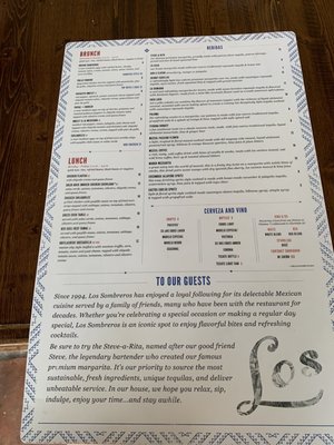 Menu photo 8 Los Sombreros Mesa, AZ
