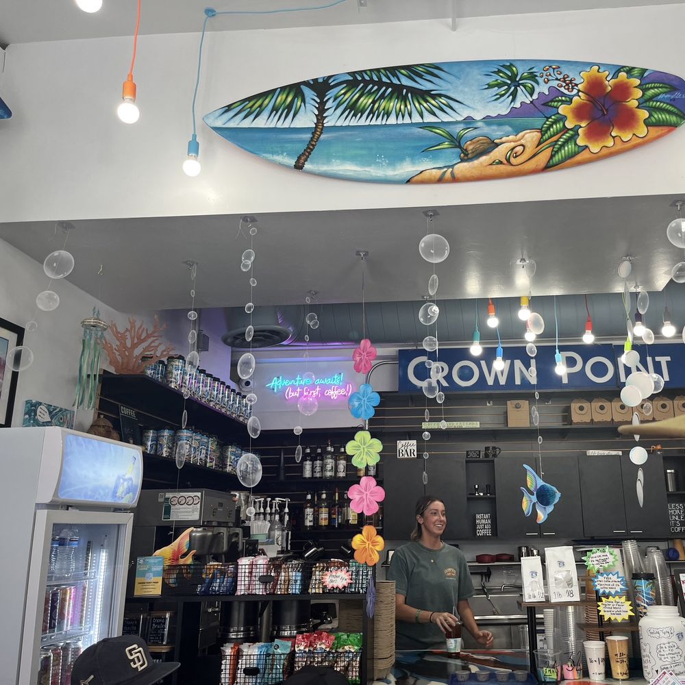 Crown Point Coffee - Under the sea vibes/ order up near here. - Coffee & Tea Near Me - San Diego, California