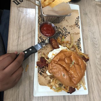 Hash Kitchen Arcadia - Eggs and Bacon Burger - Breakfast & Brunch Near Me - Phoenix, Arizona
