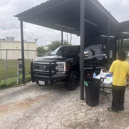 Truck getting finished