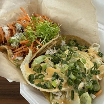 Crush Taco - Buttermilk Fried Chicken Taco and Cornflake Crusted Shrimp Taco - Tacos Near Me - Frisco, Texas Crush Taco - Buttermilk Fried Chicken Taco and Cornflake Crusted Shrimp Taco - Tacos Near Me - Frisco, Texas