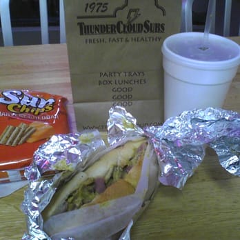 Thundercloud Subs - Great-tasting pastrami sub at Lake Creek Thundercloud. For the money, coulda been a little bigger, but hey... - Sandwiches Near Me - Austin, Texas