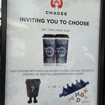 CHAGEE - Grand Opening  04-10-2026 - Coffee & Tea Near Me - Glendale, California