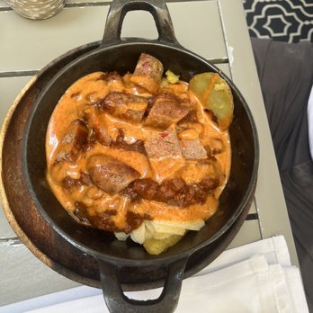 Sugar and Scribe - Blazin' Chilaquiles Skillet - Bakeries Near Me - La Jolla, California Sugar and Scribe - Blazin' Chilaquiles Skillet - Bakeries Near Me - La Jolla, California