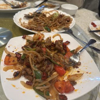 China Lounge - Cumin Stir-Fried Lamb with Cumin and Chow Mein of Your Choice - Chinese Near Me - San Ramon, California