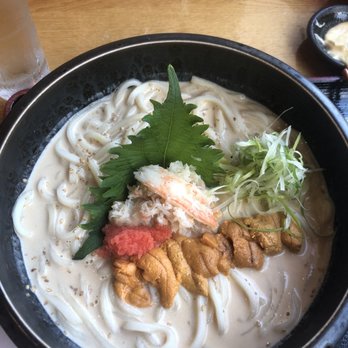Futago Udon - Uni cream udon - Japanese Near Me - Boston, Massachusetts Futago Udon - Uni cream udon - Japanese Near Me - Boston, Massachusetts