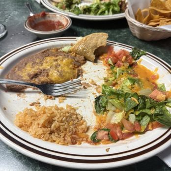 Casa De Oro - Enchilada and taco plate. - Mexican Near Me - Kellogg, Idaho