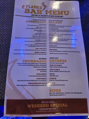 Menu photo 1 Flames Brazilian Steakhouse Belmar, NJ Menu photo 1 Flames Brazilian Steakhouse Belmar, NJ