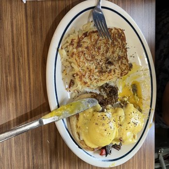 IHOP - New eggs Benedict with spicy beef filling. - American Near Me - Columbia, South Carolina IHOP - New eggs Benedict with spicy beef filling. - American Near Me - Columbia, South Carolina