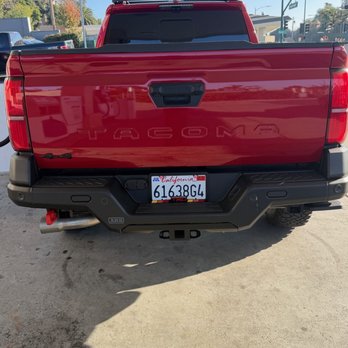 SCR Collision - SCR COLLISION Did An excellent job on installing an ARB rear bumper on my 2024 taco - Body Shops Near Me - Hayward, California