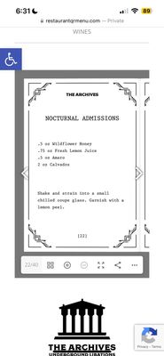 Menu photo 1 The Archives Colorado Springs, CO Menu photo 1 The Archives Colorado Springs, CO