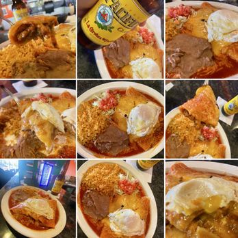 Garibaldi Mexican Restaurant - Enchilada Rancheras con carne Molida ! So good and with egg topper it brings the dish to a whole new level - Mexican Near Me - Aurora, Colorado