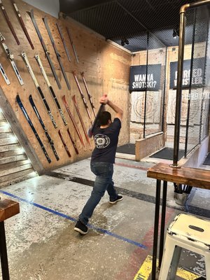 Forged Axe Throwing by null
