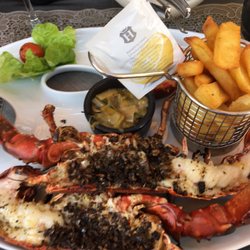 Le Grillon - Grilled lobster. Yummy