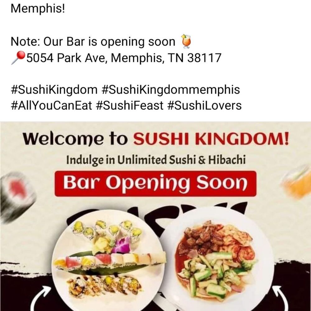 Sushi Kingdom Memphis - Sushi Bars Near Me - Memphis, Tennessee Sushi Kingdom Memphis - Sushi Bars Near Me - Memphis, Tennessee