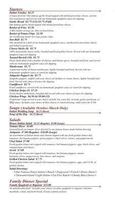 Menu photo 7 The Pizza House Columbus, OH