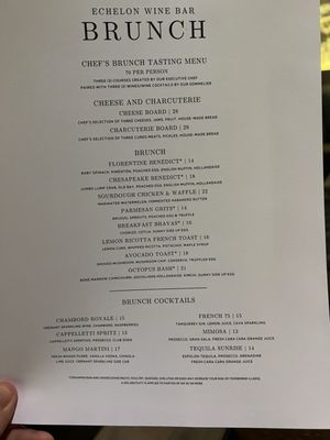 Menu photo 6 Echelon Wine Bar Leesburg, VA