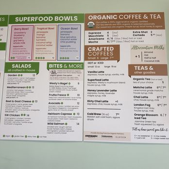 Westy's Organic Kitchen & Juice - Menu - Juice Bars & Smoothies Near Me - Peoria, Arizona Westy's Organic Kitchen & Juice - Menu - Juice Bars & Smoothies Near Me - Peoria, Arizona