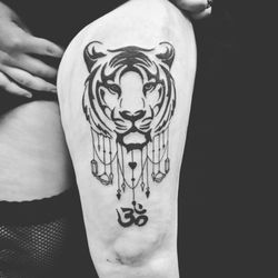 Working Class Tattoo - Tiger Tattoo By Colby Morton