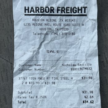 Harbor Freight Tools - Hardware Stores Near Me - Houston, Texas