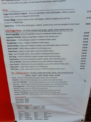 Menu photo 1 Welcome India food Aloha, OR Menu photo 1 Welcome India food Aloha, OR