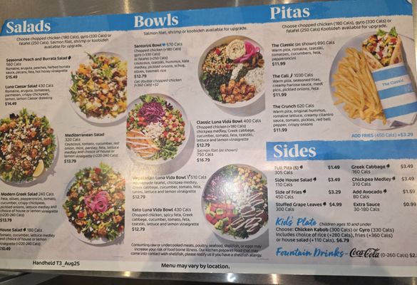 Menu photo 1 Luna Grill Richardson Richardson, TX
