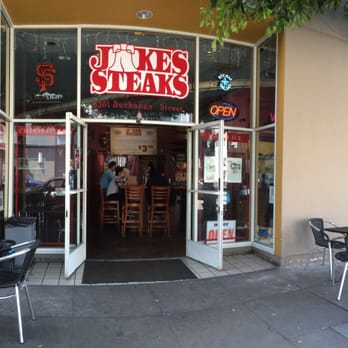Jake's Steaks - The outside. - Sandwiches Near Me - San Francisco, California