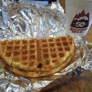 Corbet's Cabin - The "Trad" waffle - brown butter and sugar. Yum!!! - Waffles Near Me - Teton Village, Wyoming Corbet's Cabin - The "Trad" waffle - brown butter and sugar. Yum!!! - Waffles Near Me - Teton Village, Wyoming