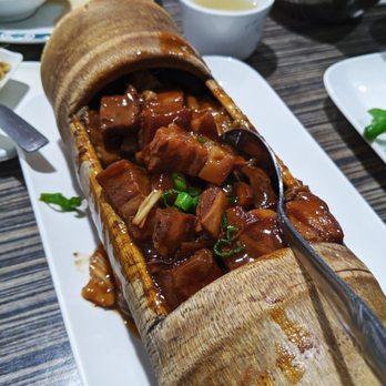 XLB Kitchen - Sticky rice with pork in bamboo - Szechuan Near Me - Cupertino, California