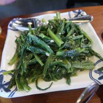 Sichuan Impression - Taiwanese lettuce (A-choy). Garlic stir-fry. - Szechuan Near Me - Alhambra, California Sichuan Impression - Taiwanese lettuce (A-choy). Garlic stir-fry. - Szechuan Near Me - Alhambra, California