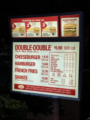 Menu photo 6 In-N-Out Burger Tustin, CA Menu photo 6 In-N-Out Burger Tustin, CA