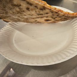Pretty well baked plain slice