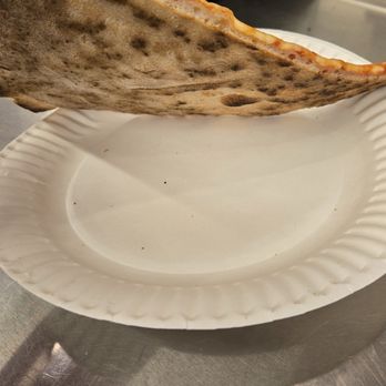 Abitino's Pizza Rock Center - Pretty well baked plain slice - Pizza Near Me - New York, New York