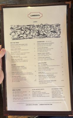 Menu photo 3 Lamberts Downtown Barbecue Austin, TX Menu photo 3 Lamberts Downtown Barbecue Austin, TX