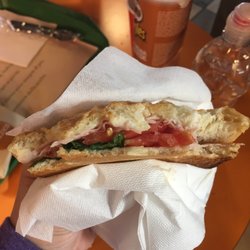 Autogrill La Macchia - Caprese panini....so good!
