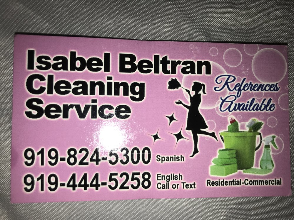 ISABEL BELTRAN CLEANING SERVICE Cary, NC Yelp