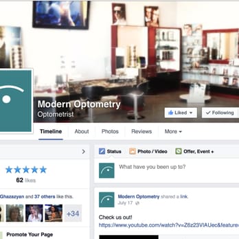 Modern Optometry - LIKE our FACEBOOK PAGE and received 10% off your next office visit! - Optometrists Near Me - Glendale, California Modern Optometry - LIKE our FACEBOOK PAGE and received 10% off your next office visit! - Optometrists Near Me - Glendale, California
