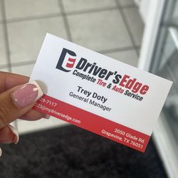 Driver's Edge - Trey was amazing ask for him!