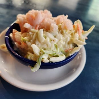 Mo's Seafood & Chowder - Cole slaw with shrimp - Seafood Near Me - Cannon Beach, Oregon Mo's Seafood & Chowder - Cole slaw with shrimp - Seafood Near Me - Cannon Beach, Oregon