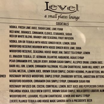 Level A Small Plates Lounge - Cocktail list - Lounges Near Me - Annapolis, Maryland Level A Small Plates Lounge - Cocktail list - Lounges Near Me - Annapolis, Maryland