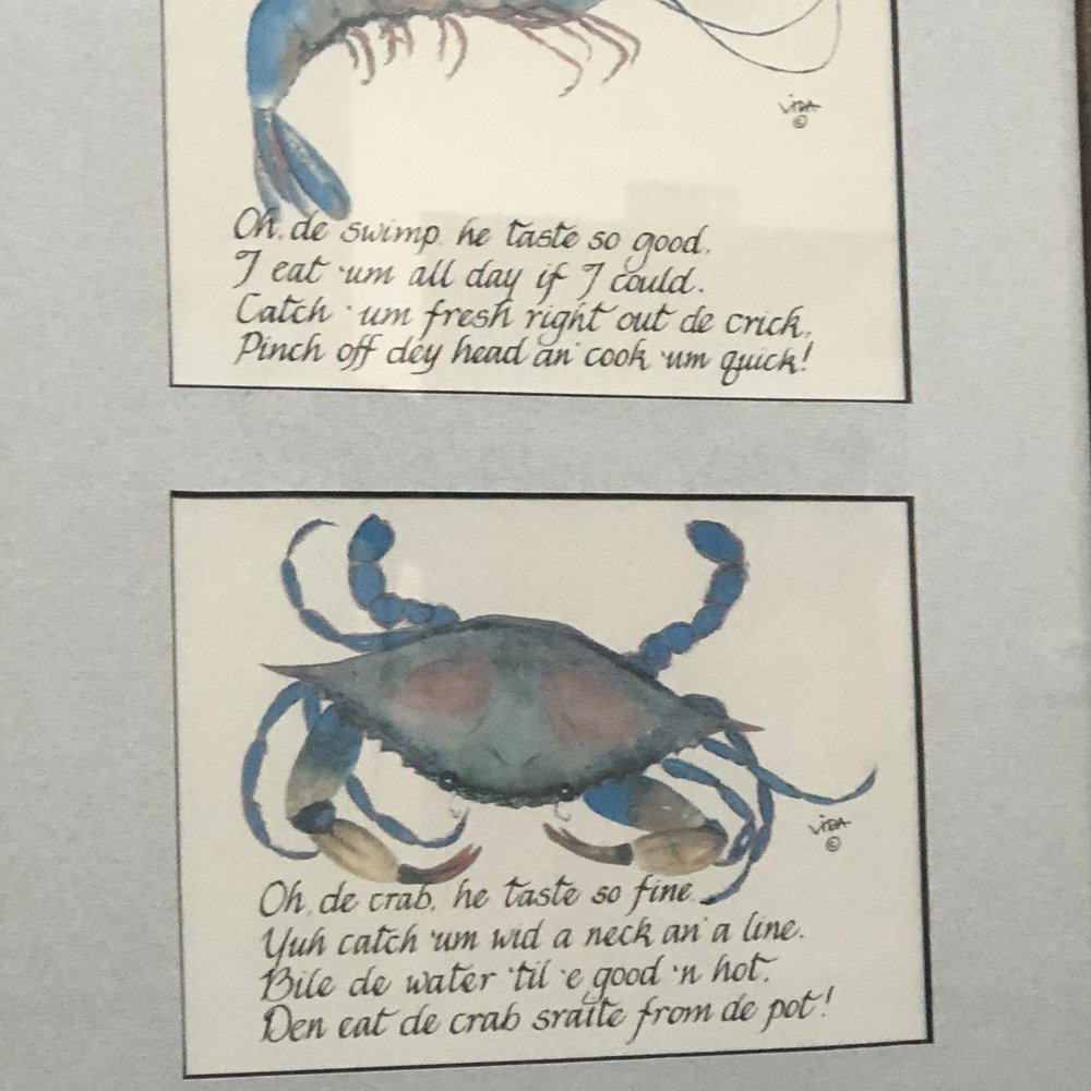 Jim Shaw's Restaurant - Sign next to our table, I just thought it was cute. Kinda reminded me of the crawfish song from Elvis' "King Creole". - Seafood Near Me - Macon, Georgia Jim Shaw's Restaurant - Sign next to our table, I just thought it was cute. Kinda reminded me of the crawfish song from Elvis' "King Creole". - Seafood Near Me - Macon, Georgia